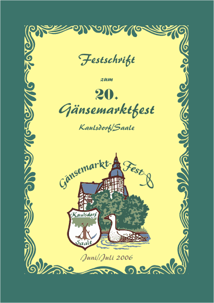 Festschrift zum 20. Gänsemarktfest • Seite 01