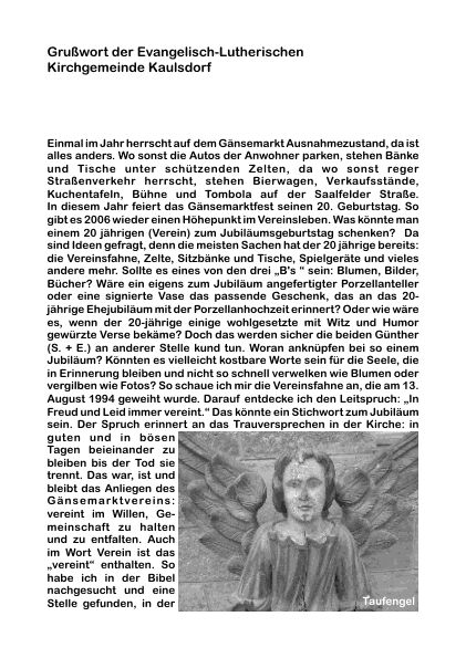 Festschrift zum 20. Gänsemarktfest • Seite 06