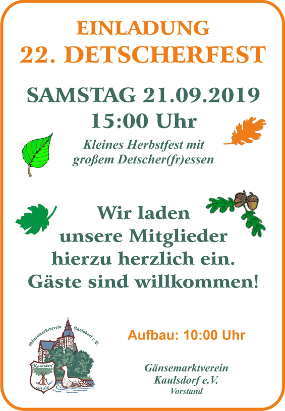 Detscherfest 2019