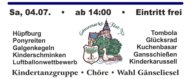 29. Gänsemarktfest Kaulsdorf